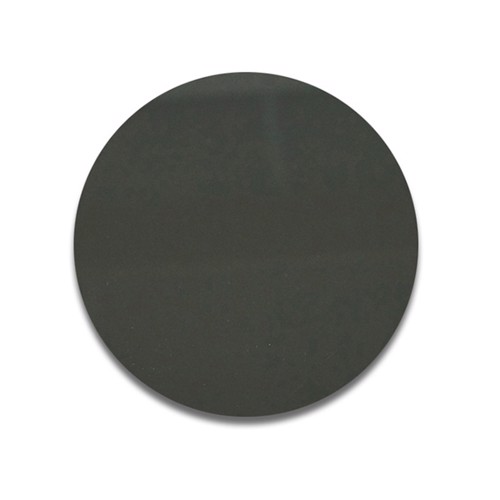 Ronde antracietgrijze aluminium plaat