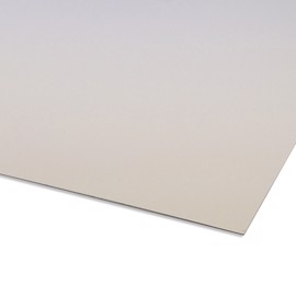 Witte aluminium plaat