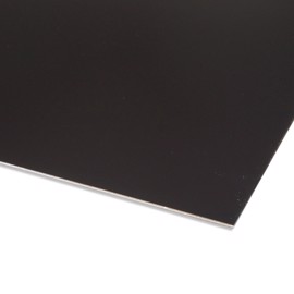 Zwarte aluminium plaat